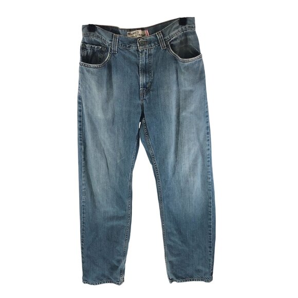Levis Mens Jeans 559 Relaxed Straight Distressed Grunge 32x34 Measures 32x32 - Picture 1 of 7